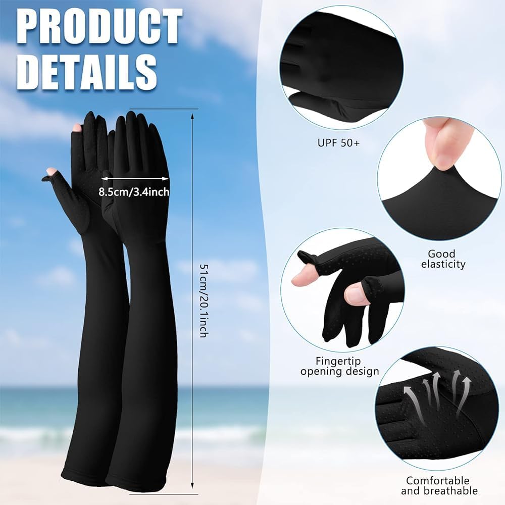 Long Sun Protection Gloves for - Touch Screen Gloves ulasan dan harga