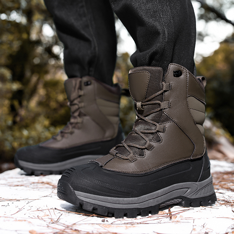 Men's Non-Slip Warm Hiking Sho - Waterproof Winter Boot ulasan dan harga