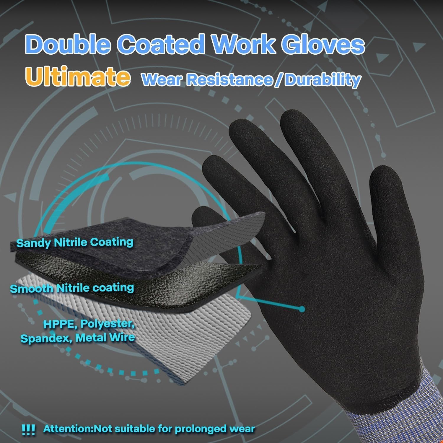 ANSI A9 Cut Resistant Gloves,  - Touch Screen Gloves ulasan dan harga
