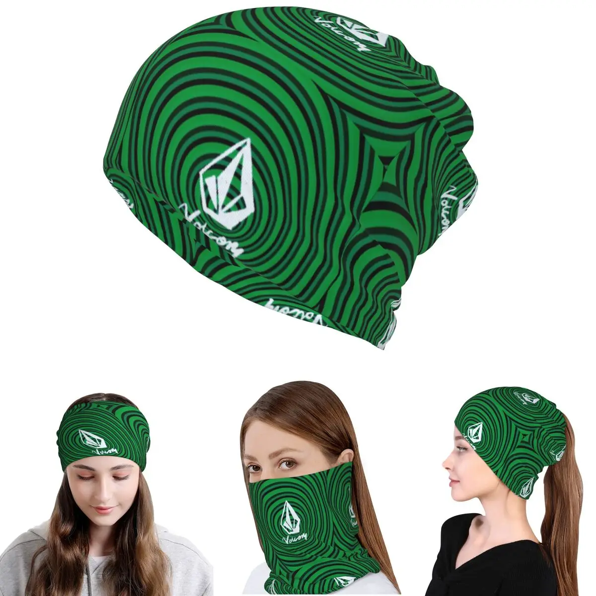 V-Volcom Logo Bandana Neck Gai - Knit Beanie Hat Warm ulasan dan harga