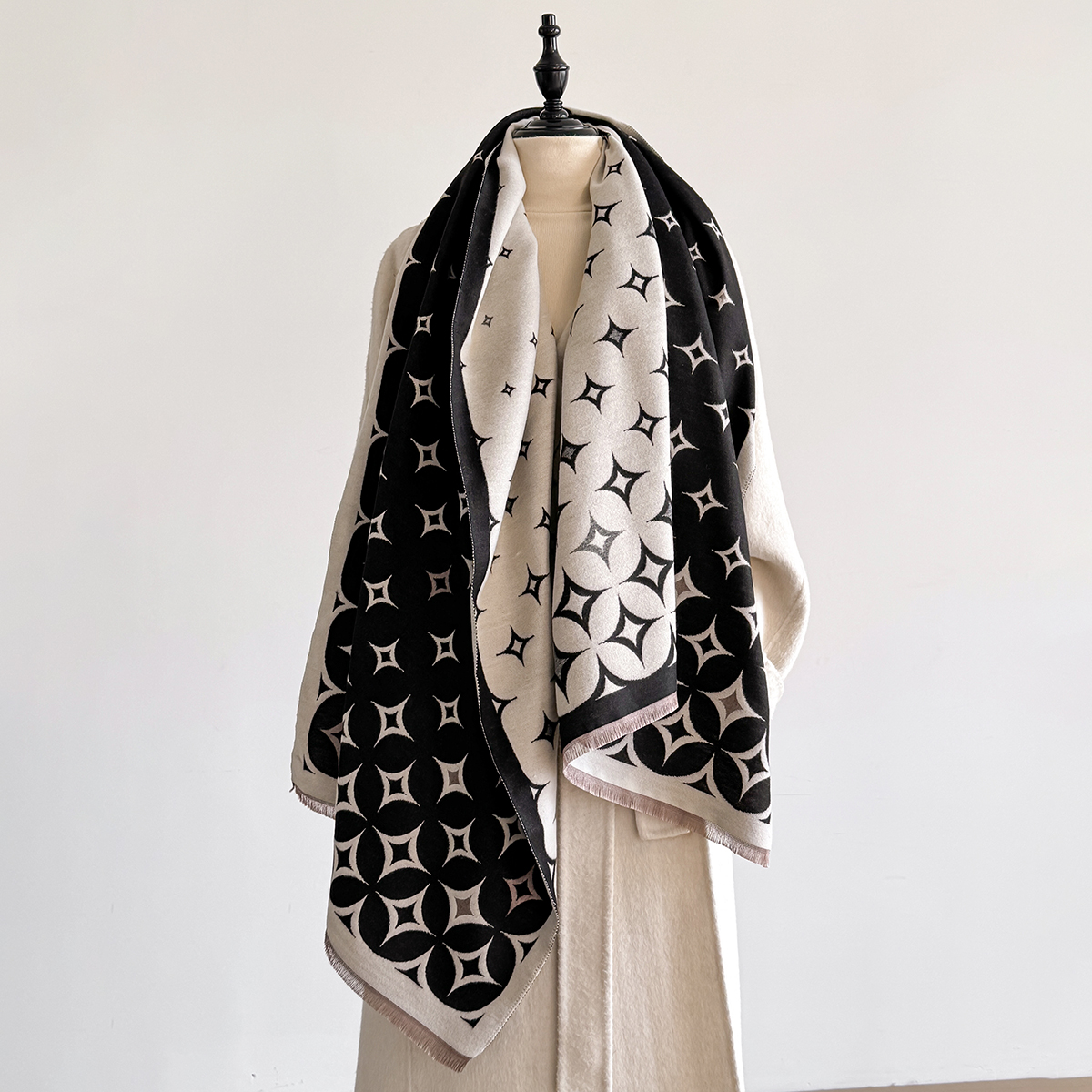 Luxury Winter Scarf Women Cash - Wool Scarf Men ulasan dan harga
