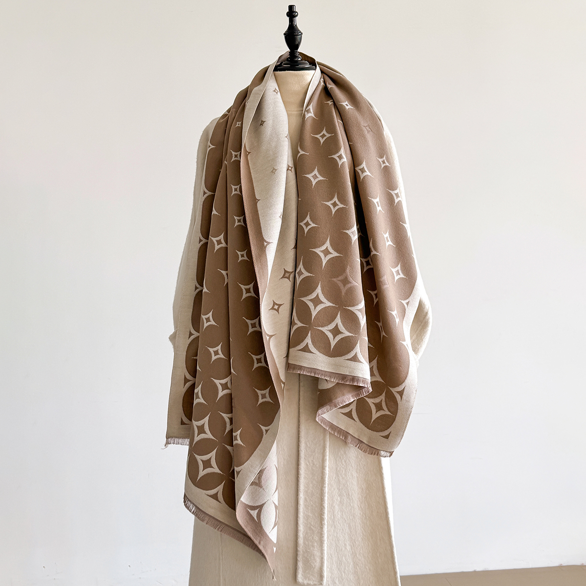 Luxury Winter Scarf Women Cash - Wool Scarf Men ulasan dan harga
